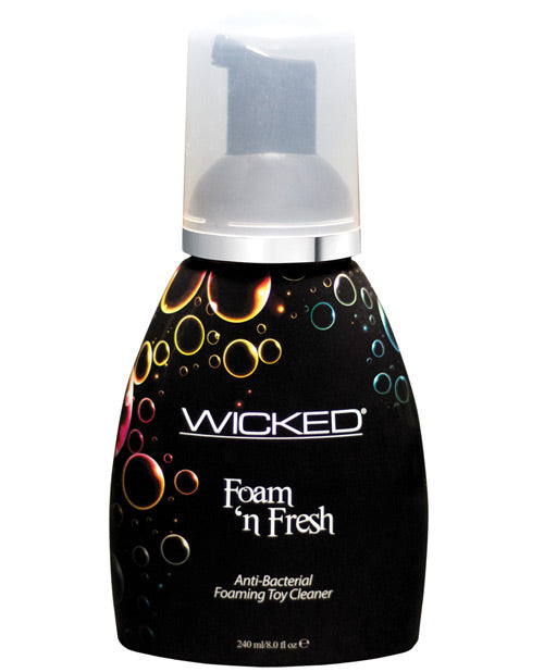 Wicked Sensual Care Foam N Fresh Anti-bacterial Foaming Toy Cleaner - 8 Oz - Bossy Pearl