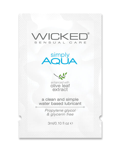 Wicked Sensual Care Simply Aqua Water Based Lubricant - Bossy Pearl