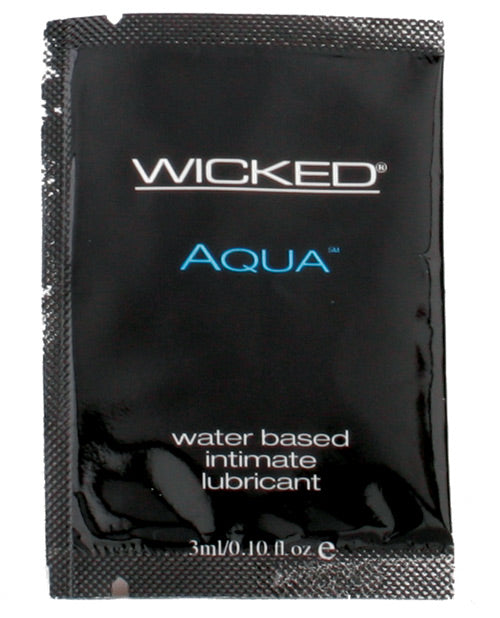 Wicked Sensual Care Aqua Water Based Lubricant - 1 Oz - Bossy Pearl