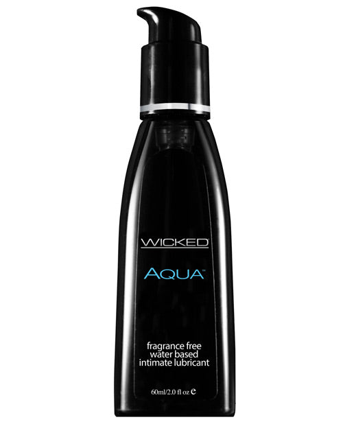Wicked Sensual Care Aqua Water Based Lubricant - 2 Oz - Bossy Pearl