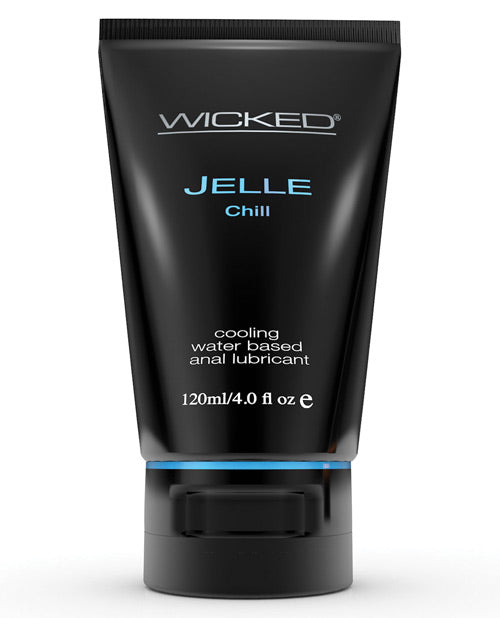 Wicked Sensual Care Jelle Cooling Water Based Anal Gel Lubricant - 4 Oz - Bossy Pearl