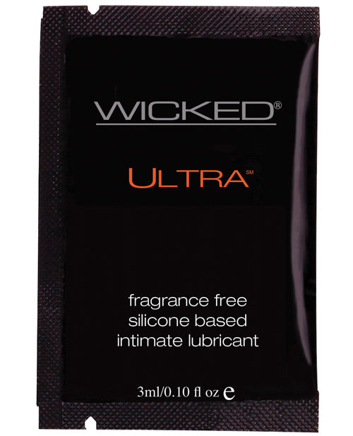 Wicked Sensual Care Ultra Silicone Based Lubricant - .1 Oz Fragrance Free - Bossy Pearl