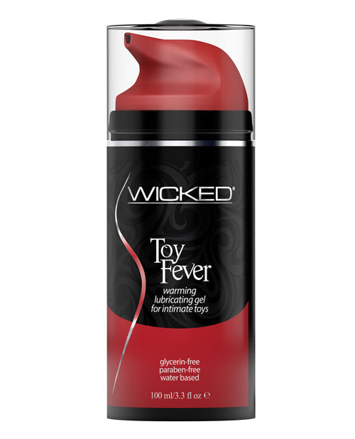Wicked Sensual Care Toy Fever Water Based Warming Lubricant - 3.3 Oz - Bossy Pearl