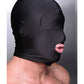 Master Series Disguise Open Mouth Hood With Padded Blindfold - Bossy Pearl