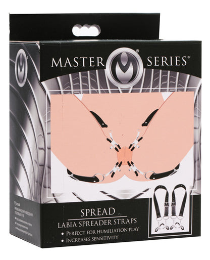 Master Series Spread Labia Spreader W-clamps - Bossy Pearl