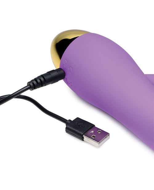 Inmi 10x Come Hither G-force Silicone Vibrator - Purple - Bossy Pearl