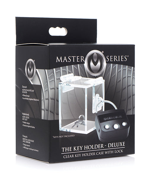 Master Series The Key Holder Deluxe Clear Case W-lock - Bossy Pearl