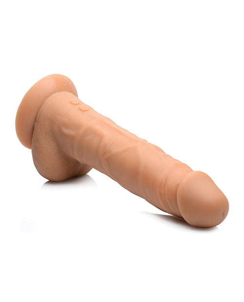 Master Series Power Pounder Realistic Trusting Silicone Dildo - Ivory - Bossy Pearl