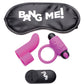 Bang! Couple's Kit With Rc Bullet, Blindfold, Cock Ring & Finger Vibe - Purple - Bossy Pearl