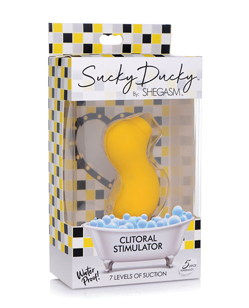 Inmi Shegasm Sucky Ducky Silicone Clitoral Stimulator - Bossy Pearl
