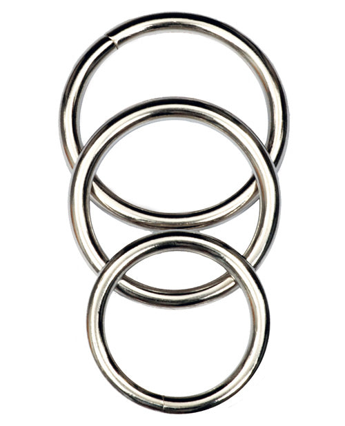 Master Series Trine Steel C-ring Collection - Bossy Pearl
