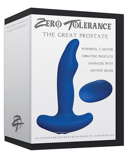 Zero Tolerance The Great Prostate - Blue - Bossy Pearl