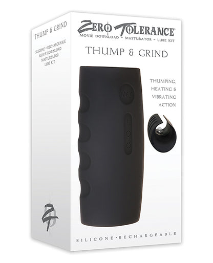 Zero Tolerance Thump & Grind Rechargeable Stroker - Bossy Pearl
