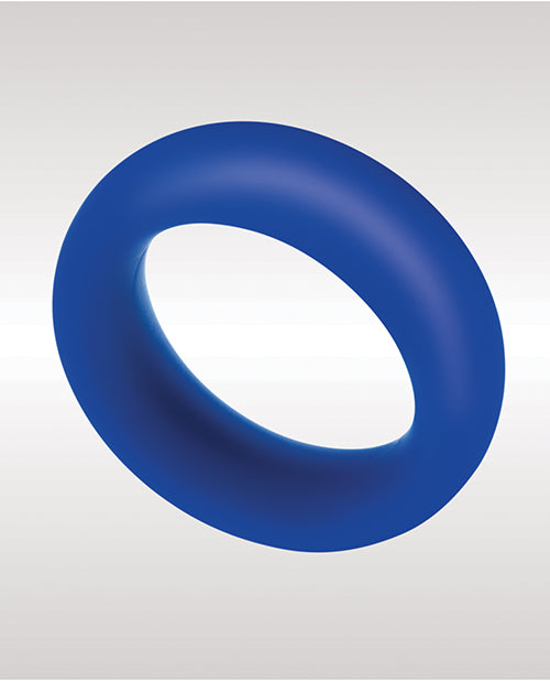 Zolo Extra Thick Silicone Cock Ring - Blue - Bossy Pearl